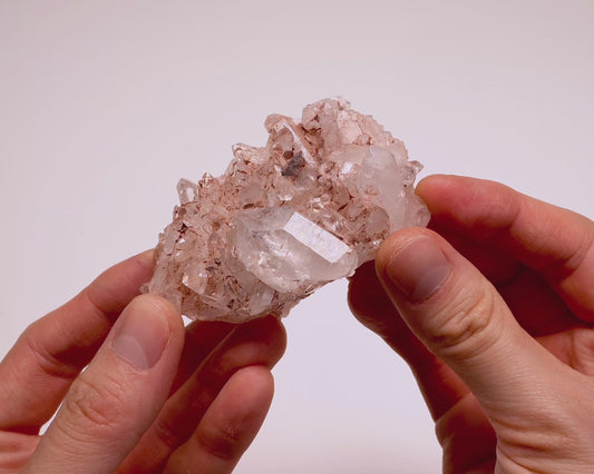 PINK LEMURIAN QUARTZ CLUSTERS (P-3035) | WHOLESALE LOT | MEDIUM SIZE 1475g x6