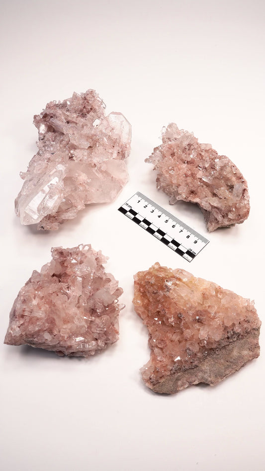 Pink Lemurian Quartz Clusters Medium Size (P-1458) 2554 g