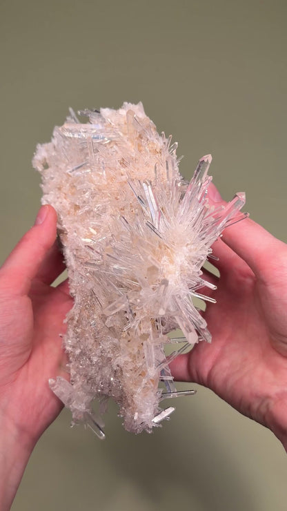 NEEDLE LEMURIAN QUARTZ CRYSTAL CLUSTERS (LC-3016) | WHOLESALE LOT | MIXED SIZE