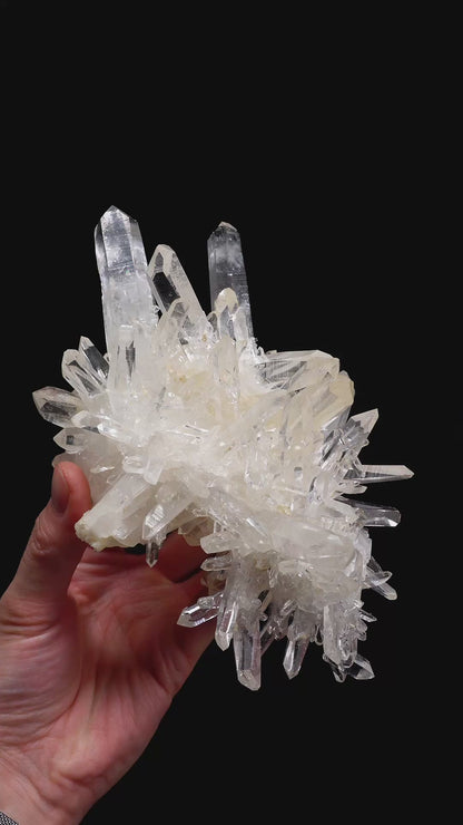 LASER LEMURIAN QUARTZ CLUSTERS (LC-3089) | WHOLESALE LOT | MEDIUM SIZE 802g x1