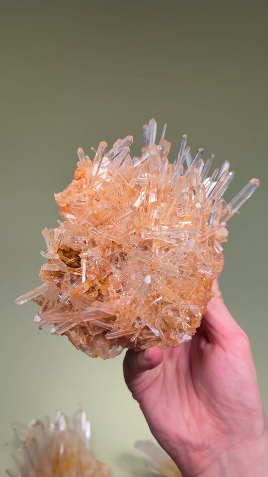 NEEDLE LEMURIAN QUARTZ CRYSTAL CLUSTERS (LC-3015) | WHOLESALE LOT | MIXED SIZE