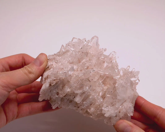 PINK LEMURIAN QUARTZ CLUSTERS (P-3043) | WHOLESALE LOT | MEDIUM SIZE 1650g x3