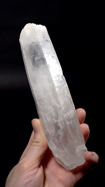 Elestial Crown Blue Smoke Lemurian Quartz Sword of Light with DNA Codings Collector Specimen (lot: CO-291) 500g x1