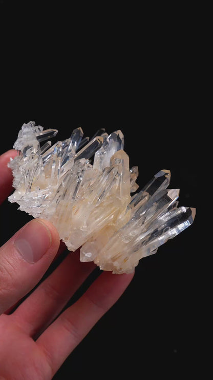 NEEDLE SUPER OPTICAL LEMURIAN QUARTZ CLUSTERS (LC-3075) | WHOLESALE LOT | MEDIUM SIZE 1285g x8
