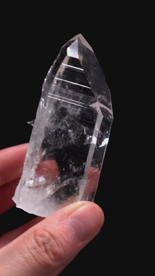 SUPER OPTICAL LEMURIAN QUARTZ POINTS (SO-4004) | WHOLESALE LOT | MEDIUM SIZE 855g x12