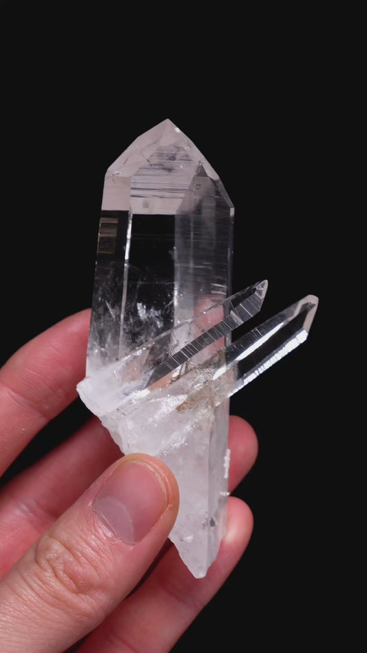 SUPER OPTICAL LEMURIAN QUARTZ POINTS (SO-4013) | WHOLESALE LOT | MEDIUM SIZE 1030g x12