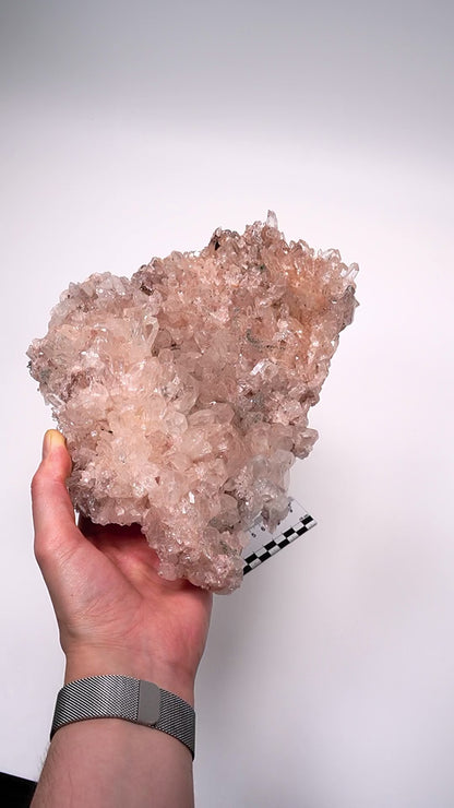 Pink Lemurian Quartz Cluster Medium/large size (P-1348) 1940g x1