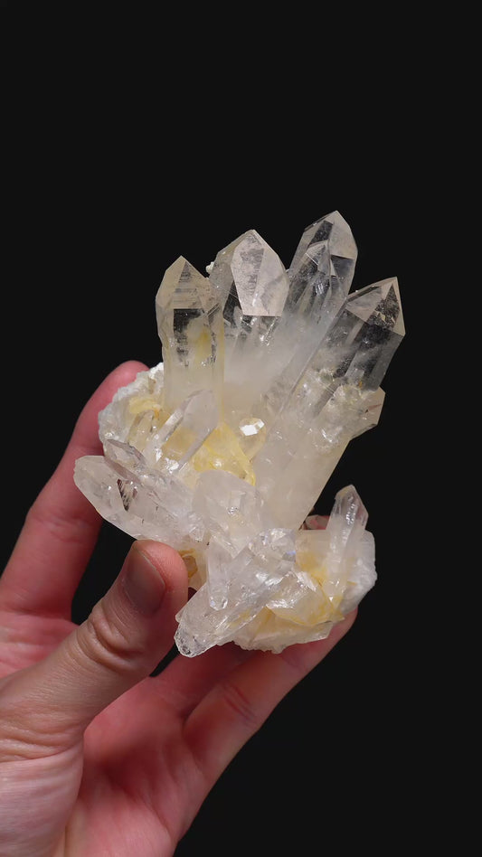 SUPER OPTICAL LEMURIAN QUARTZ CLUSTERS (LC-3082) | WHOLESALE LOT | SMALL SIZE 1305g x4