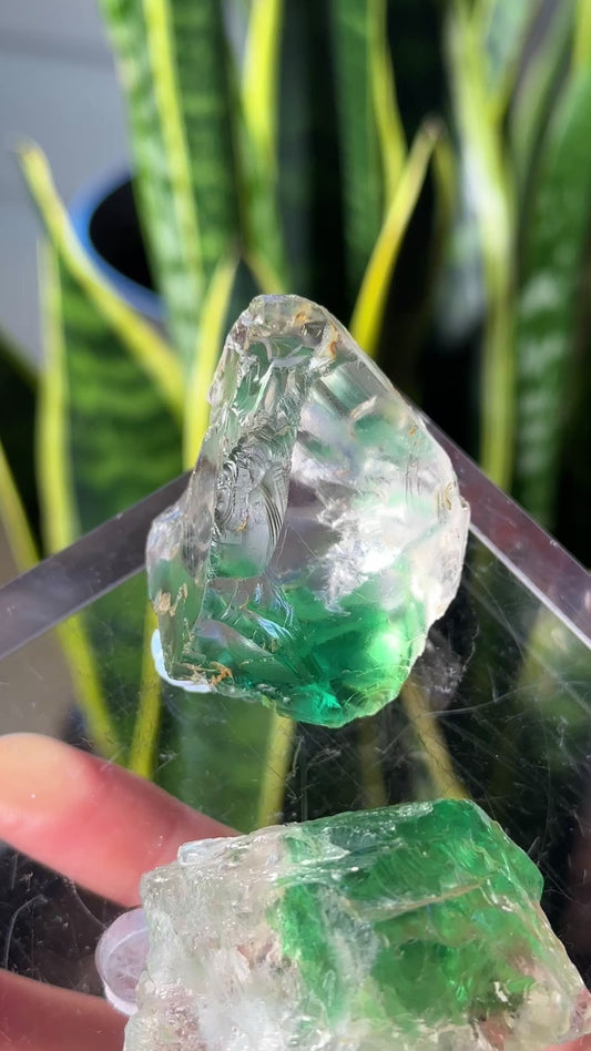 Green Phantom Yttrium Fluorite. Peñas Blancas Mine (LOT: GF-155)