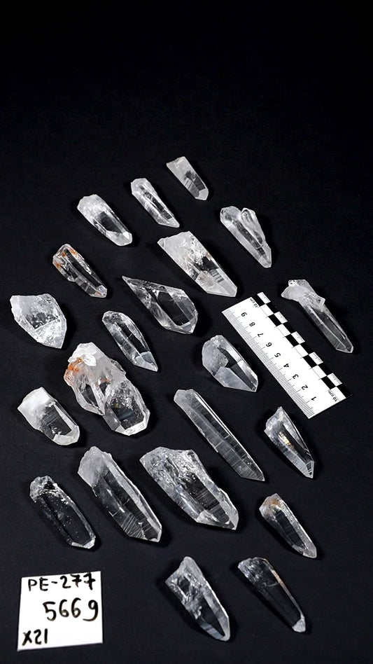 Peñas Blancas Lemurian Quartz crystal Points (PE-277)