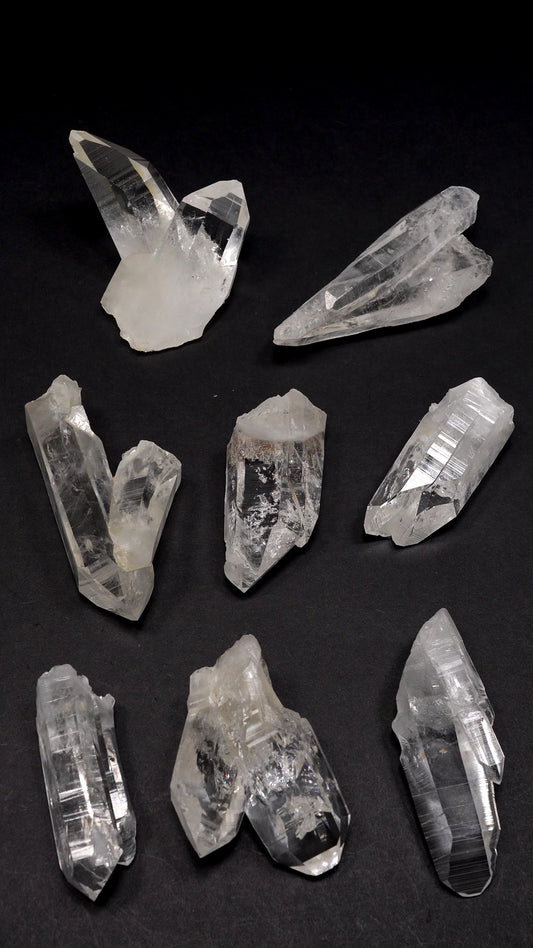 Tantric Twin Super Optical Lemurian Quartz crystal Points (SO-235)