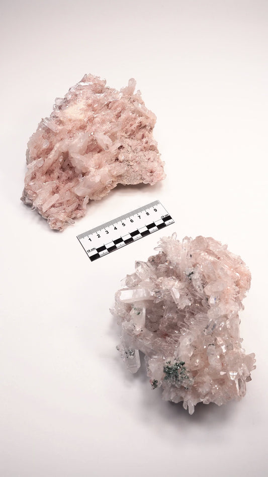 Pink Lemurian Quartz Clusters Medium Size (P-1456) 2,673 g