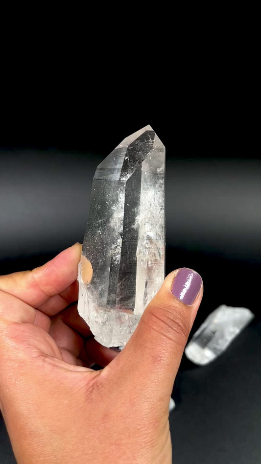 Peñas Blancas Lemurian Quartz Points, Super Optical Clarity Medium size WHOLESALE (PE-162)