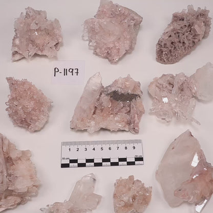 ピンクレムリアンクォーツクラスター（小）（P-1197）
