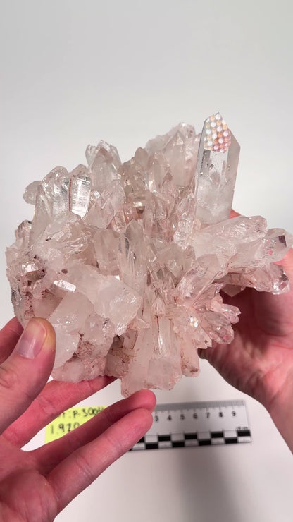 PINK LEMURIAN QUARTZ CLUSTER MEDIUM SIZE (P-3004) | WHOLESALE LOT