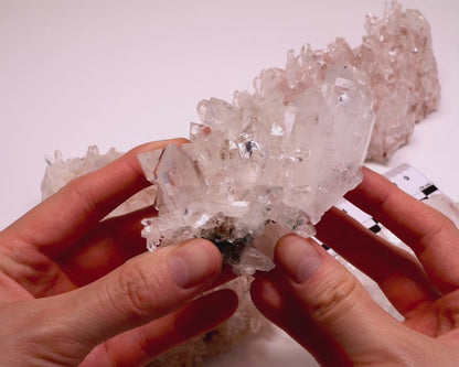 PINK LEMURIAN QUARTZ CLUSTERS (P-3038) | WHOLESALE LOT | SMALL MEDIUM SIZE 1870g x5