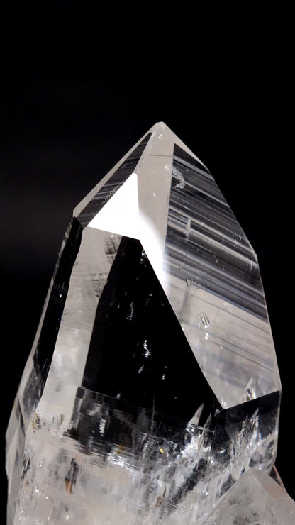 タントリック ツイン ペーニャス ブランカス レムリアン水晶コレクター標本 (ロット: CO-279) 732g