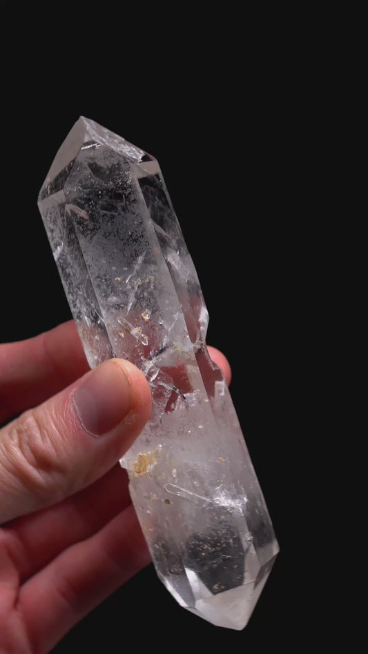 SUPER OPTICAL LEMURIAN QUARTZ POINTS (SO-4003) | WHOLESALE LOT | MEDIUM SIZE 860g x12