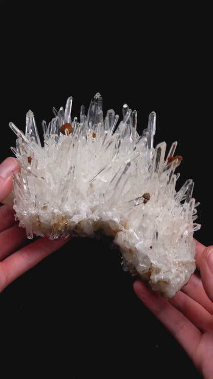 NEEDLE SUPER OPTICAL LEMURIAN QUARTZ CLUSTERS (LC-3072) | WHOLESALE LOT | LARGE SIZE 885g x1