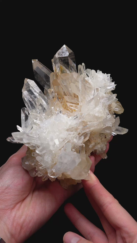 GOLDEN HEALER NEEDLE BLUE SMOKE LEMURIAN QUARTZ CLUSTERS (LC-3102) | WHOLESALE LOT | LARGE SIZE 1310g x1