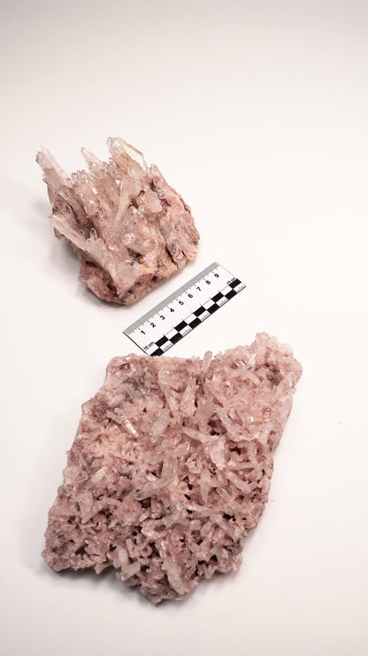 PINK LEMURIAN QUARTZ CLUSTERS MEDIUM SIZE  (P-1450) 1,740 G X2 | WHOLESALE LOT