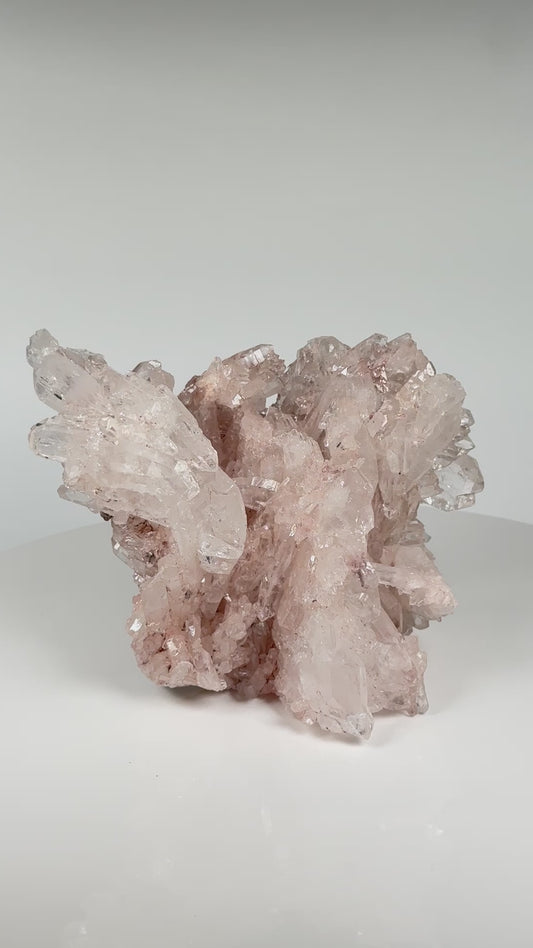 Pink Lemurian Quartz Cluster Large size (P-1074)