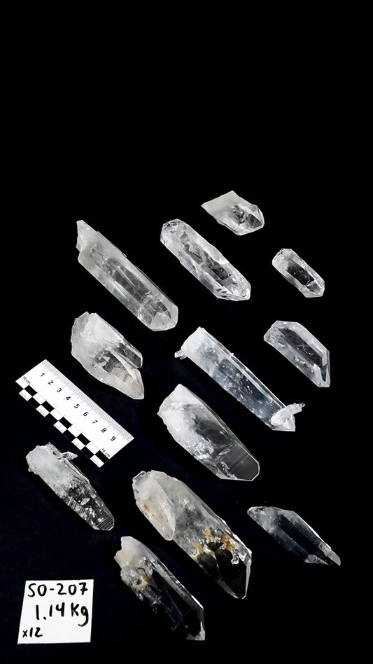 Super Optical Lemurian Quartz crystal Points (SO-207)