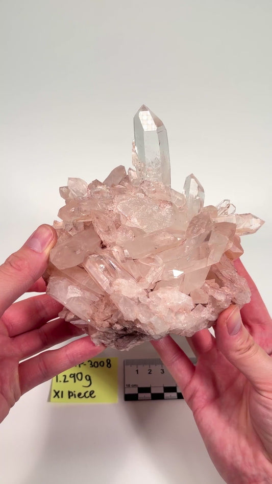 PINK LEMURIAN QUARTZ CLUSTER MEDIUM SIZE (P-3008) | WHOLESALE LOT