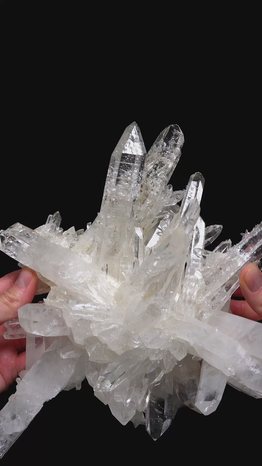 SUPER OPTICAL LEMURIAN QUARTZ CLUSTER (LC-3067) | WHOLESALE LOT | LARGE SIZE 2390g x1