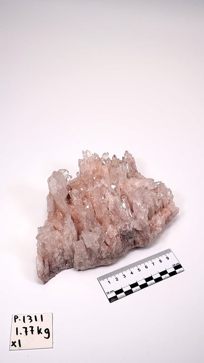 Pink Lemurian Quartz Cluster (P-1311) 1770g x1
