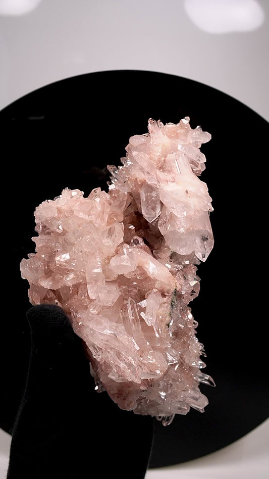 Pink Lemurian Quartz Cluster Large Size (P-1401) Single Wholesale Piece