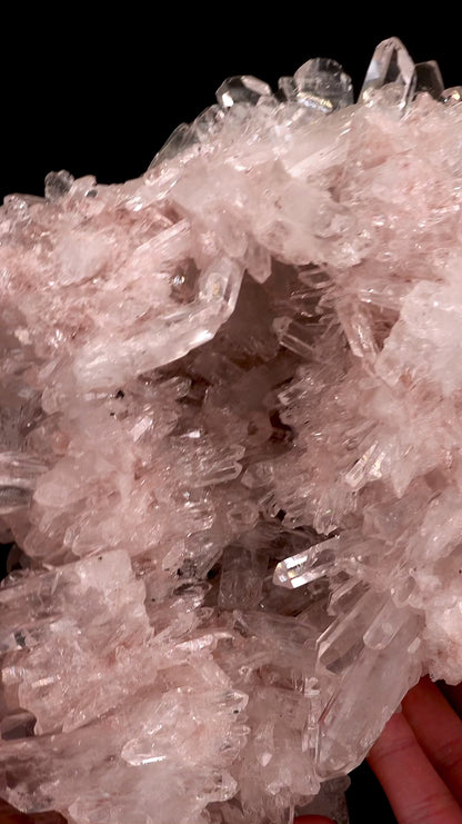 Pink Lemurian Quartz Cluster (P-3055) | Single Wholesale Piece | 2635g x1 | Medium Size