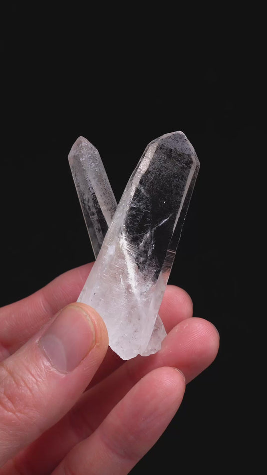 SUPER OPTICAL LEMURIAN QUARTZ POINTS (SO-4008) | WHOLESALE LOT | MEDIUM SIZE 1020g x13