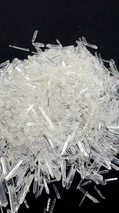針状レムリアンクォーツクリスタルポイント 超光学的透明度 キロ単位 卸売