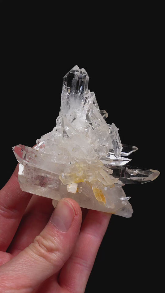 SUPER OPTICAL LEMURIAN QUARTZ CLUSTERS (LC-3069) | WHOLESALE LOT | SMALL SIZE 1415g x9