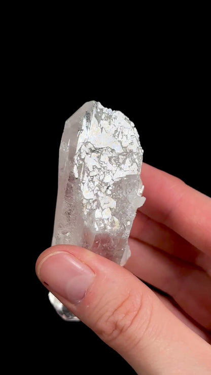 La Belleza レムリアンクォーツポイント、超光学的透明度ミディアム＆ラージサイズ (CO-154)