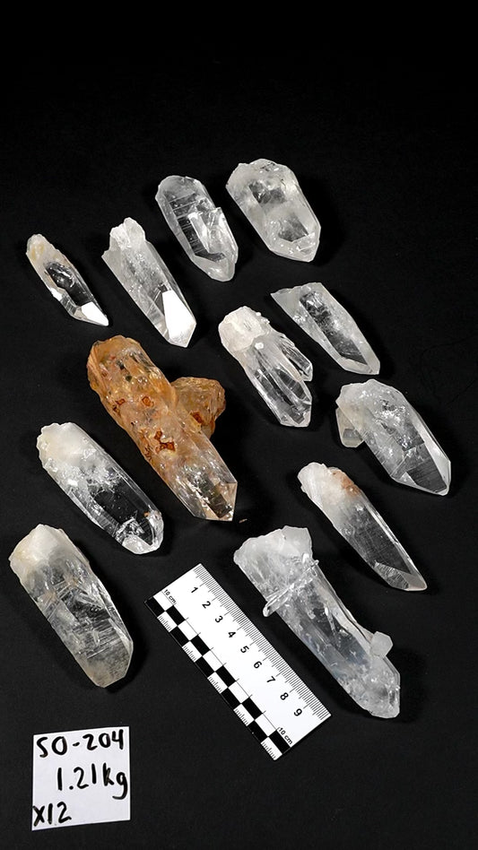 Super Optical Lemurian Quartz crystal Points (SO-204)