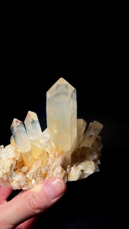 Lemurian Quartz Clusters mixed selection Rainbow Lot (LC-3003) | WHOLESALE LOT | SMALL & MEDIUM SIZE