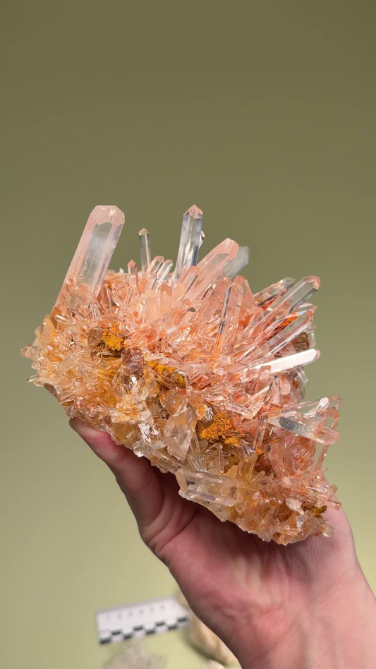 NEEDLE LEMURIAN QUARTZ CRYSTAL CLUSTERS (LC-3007) | WHOLESALE LOT | MIXED SIZE