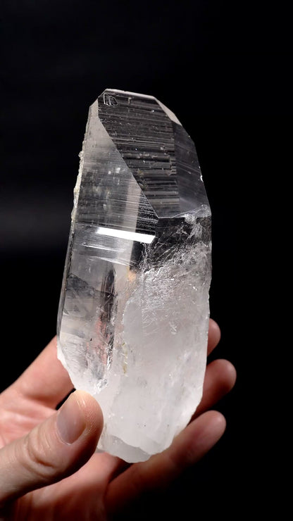 8 sided Chisel Peñas Blancas Lemurian Quartz Crystal Collector Specimen (lot: CO-284) 463g x1