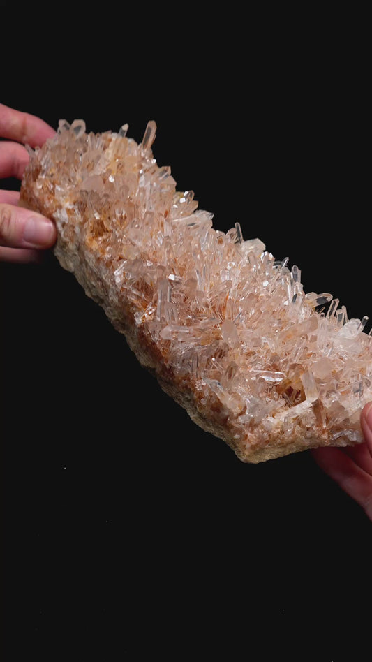 GOLDEN HEALER NEEDLE BLUE SMOKE LEMURIAN QUARTZ CLUSTERS (LC-3105) | WHOLESALE LOT | MEDIUM SIZE 1230g x1