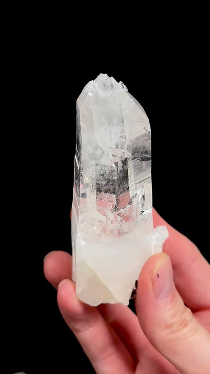 La Belleza レムリアンクォーツポイント、超光学的透明度ミディアム＆ラージサイズ (CO-154)