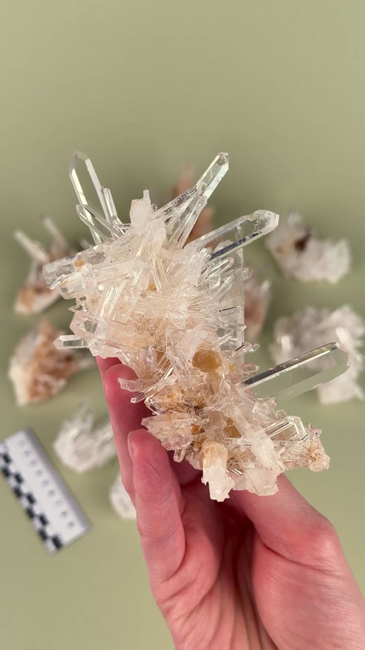 NEEDLE LEMURIAN QUARTZ CRYSTAL CLUSTERS (LC-3020) | WHOLESALE LOT | SMALL SIZE