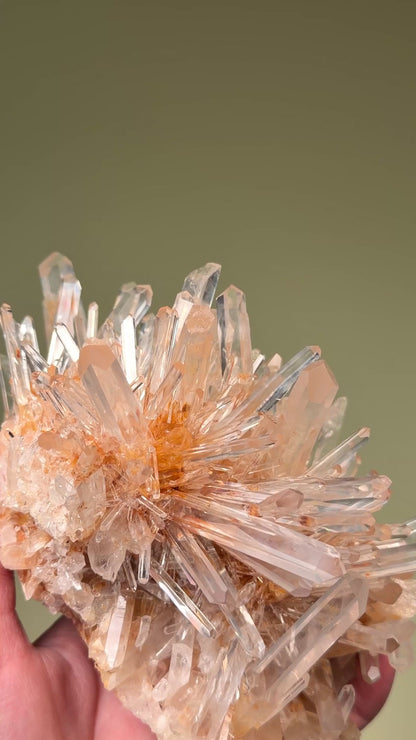 NEEDLE LEMURIAN QUARTZ CRYSTAL CLUSTERS (LC-3008) | WHOLESALE LOT | MIXED SIZE