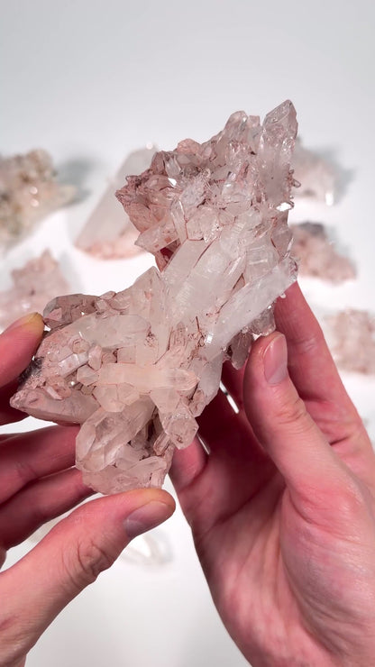 PINK LEMURIAN QUARTZ CLUSTERS SMALL SIZE (P-3001) | WHOLESALE LOT