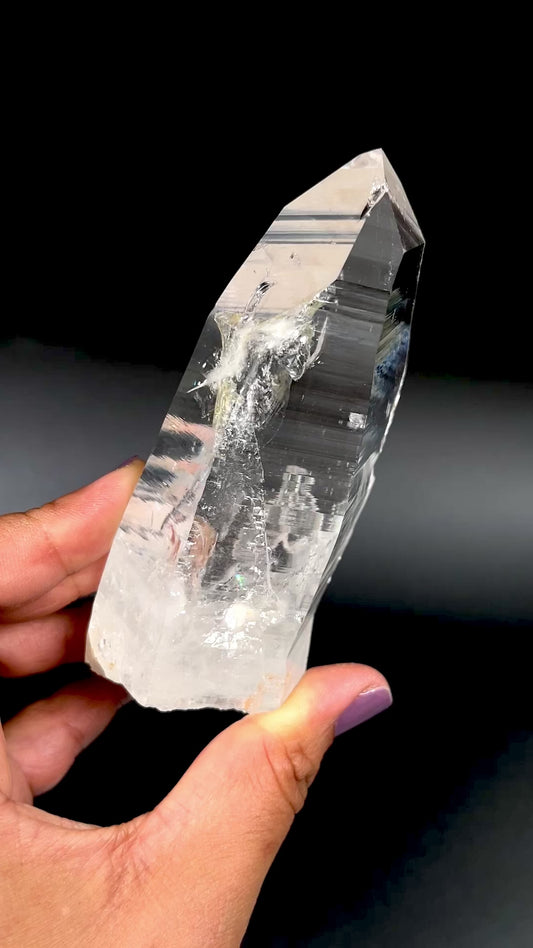 Master Peñas Blancas Lemurian Quartz Point, Super Optical Clarity Medium size WHOLESALE (PE-158)