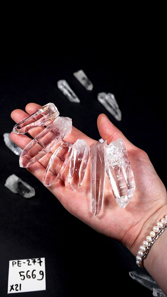 Peñas Blancas Lemurian Quartz crystal Points (PE-277)