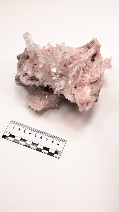 PINK LEMURIAN QUARTZ CLUSTERS LARGE SIZE (P-1440) 1,681 G X1 | WHOLESALE LOT