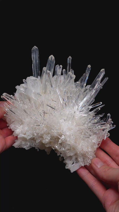 NEEDLE SUPER OPTICAL LEMURIAN QUARTZ CLUSTERS (LC-3087) | WHOLESALE LOT | LARGE SIZE 1150g x1