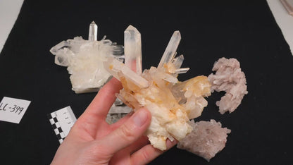 レムリアンクォーツクラスター ミックスセレクション レインボーロット (LC-399)